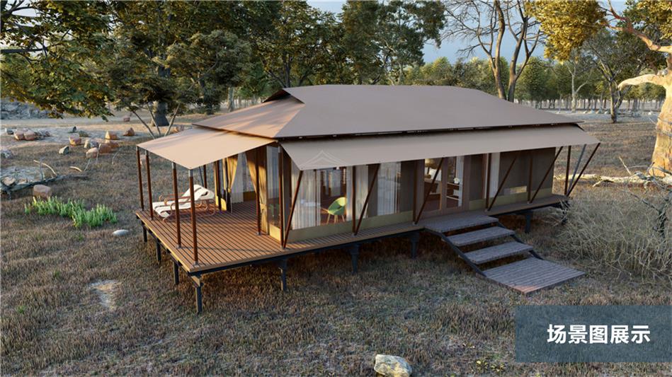 帐篷里的诗与远方｜集贤县野奢营地如何重构旅人的荒野想象？